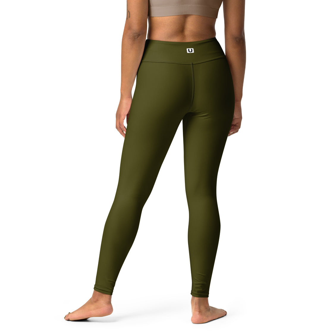 Dark Green Yoga Leggings