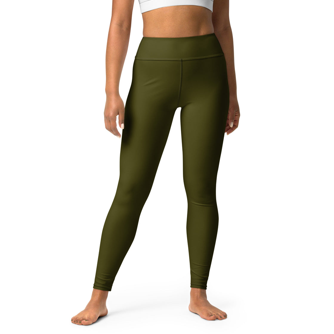 Dark Green Yoga Leggings