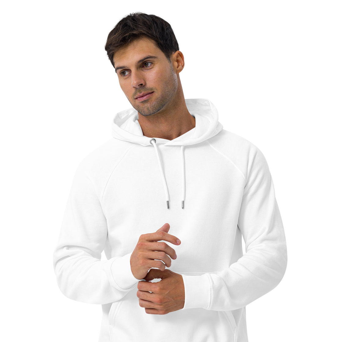 Men Eco Raglan Hoodie