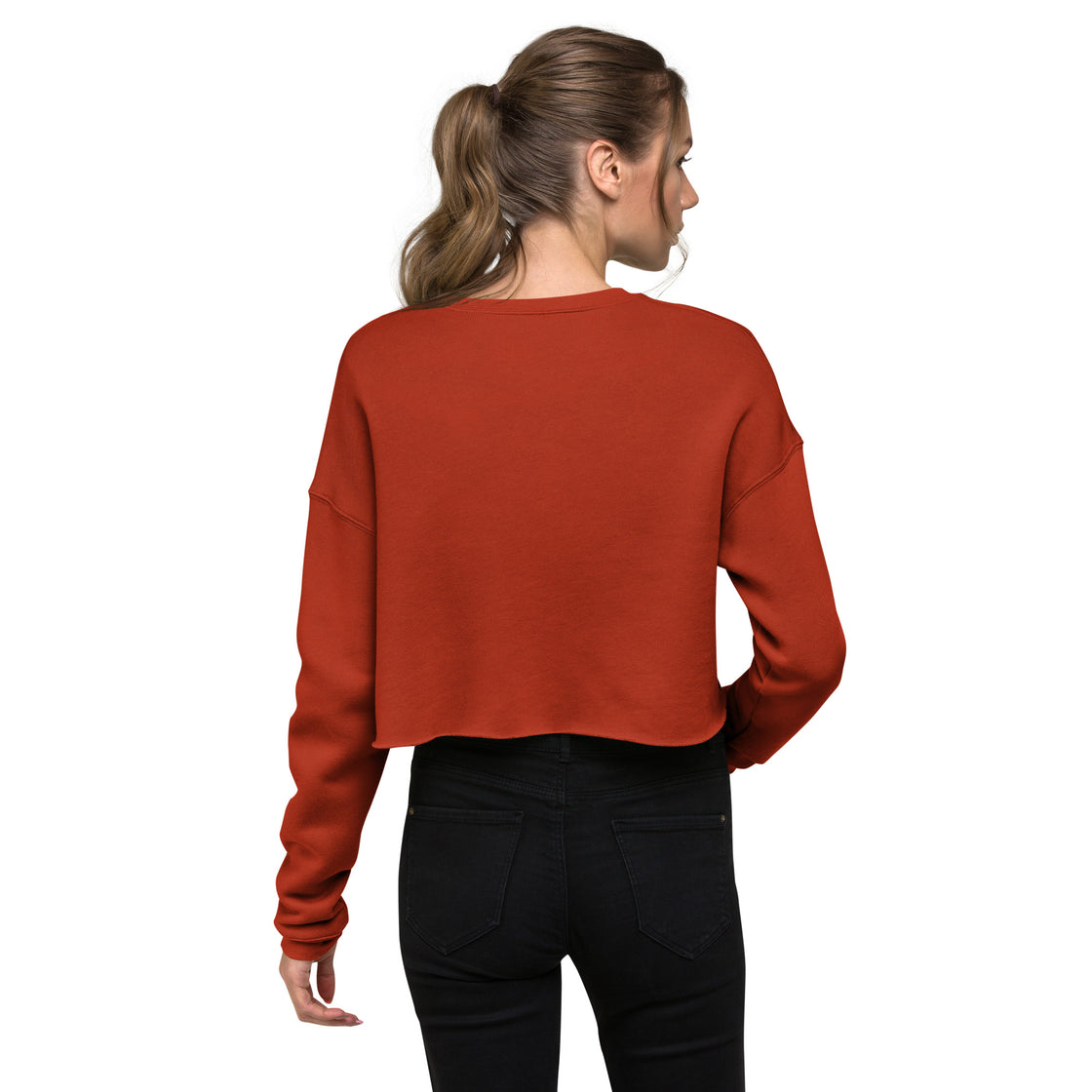 Women Cozy Chic Crop Sweatshirt