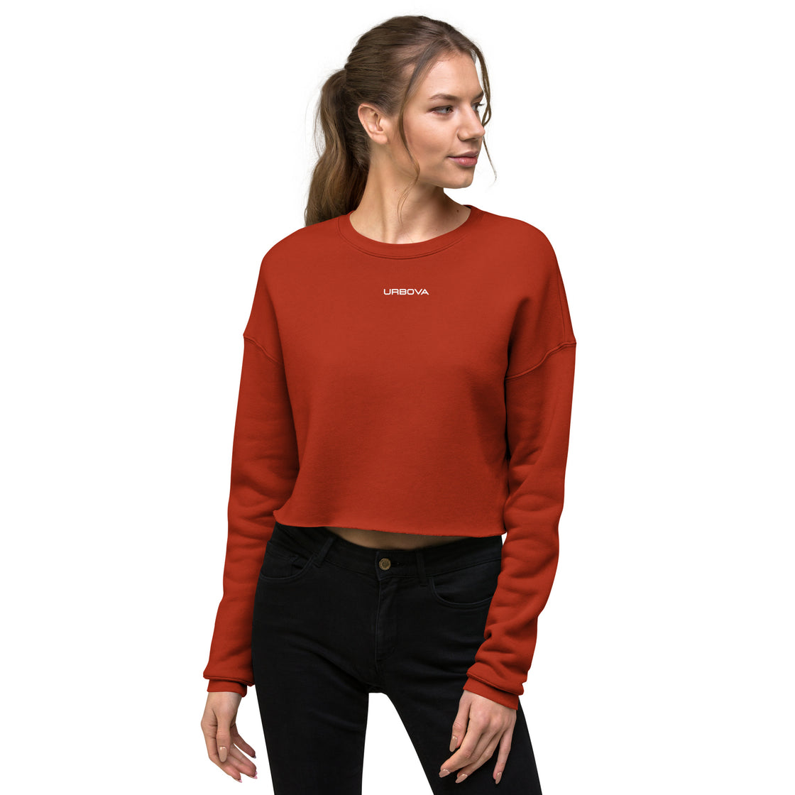 Women Cozy Chic Crop Sweatshirt