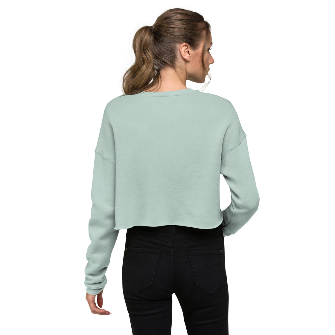 Women Cozy Chic Crop Sweatshirt