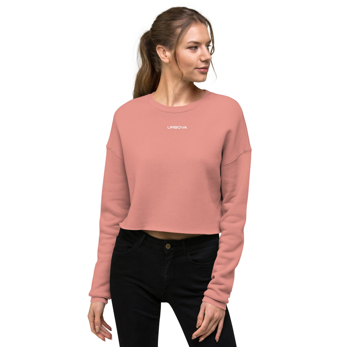 Women Cozy Chic Crop Sweatshirt